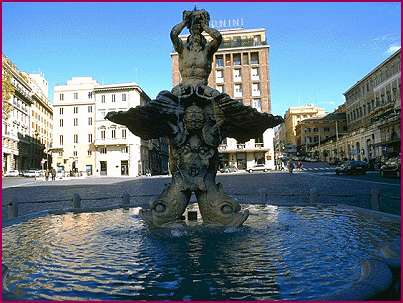 Piazza Barberini - Barberini square